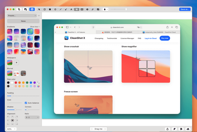 图片[1]-macOS系统 CleanShot X 4.7.5  破解版