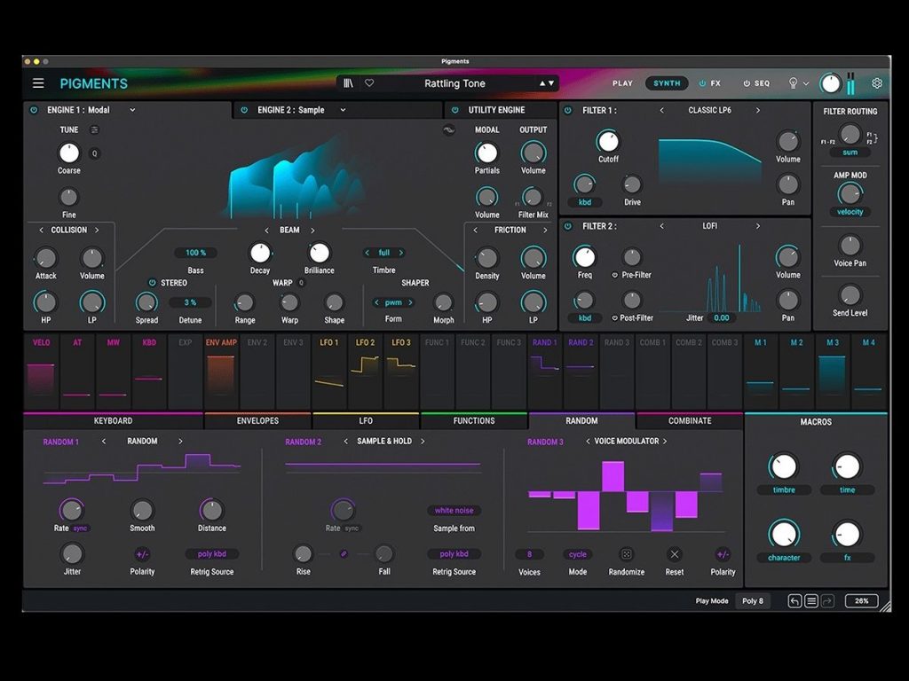 图片[1]-macOS系统 Arturia Pigments 6.0.2  破解版-BCDE.TEAM
