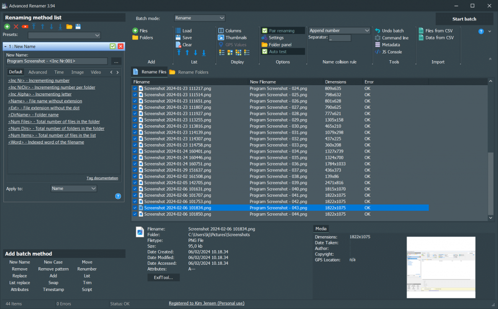 图片[1]-Windows系统 Advanced Renamer 4.10  破解版