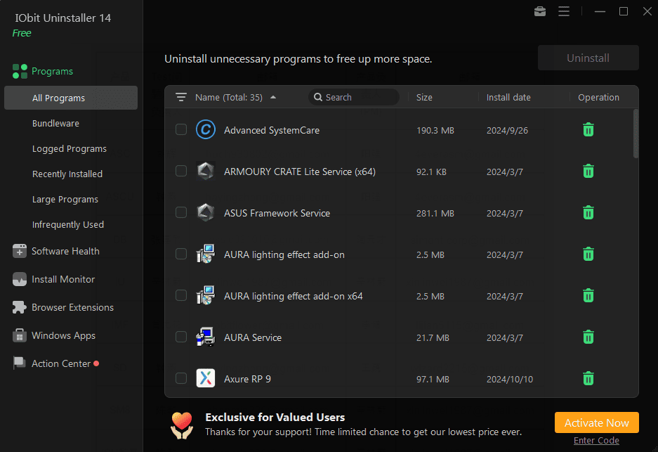 图片[1]-Windows系统 IObit Uninstaller Pro 破解版
