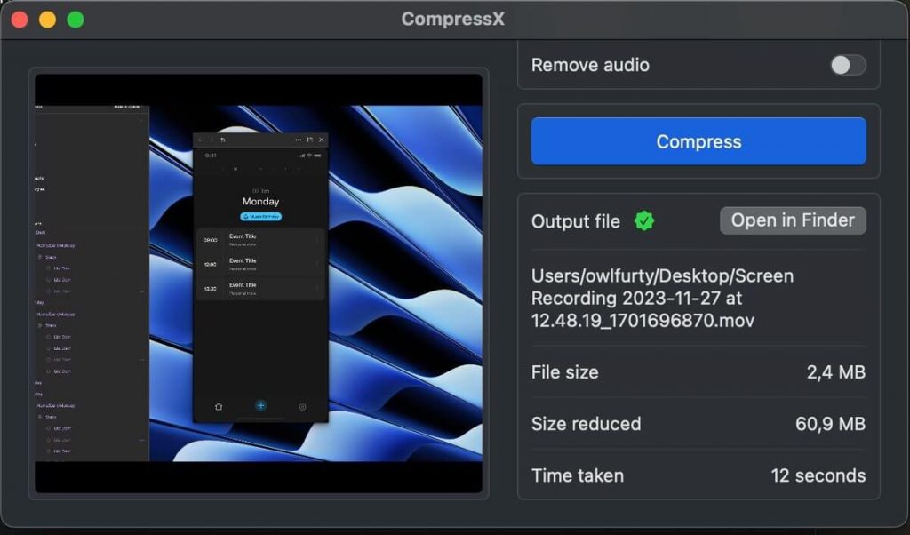图片[1]-macOS系统 CompressX 破解版