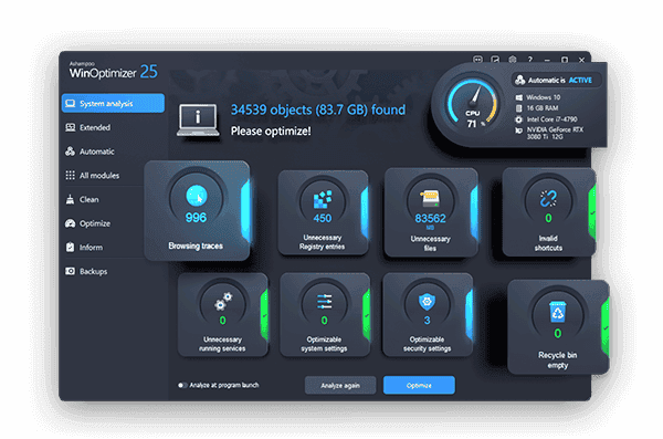 图片[1]-Windows系统 Ashampoo WinOptimizer 破解版